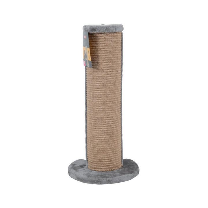 Zolux Corner Cat Scratching Pole, Free-standing corner wall scratching post ideal for the needs of your felines. This accessory will prevent your cat from scratching sofas or curtains Grey.