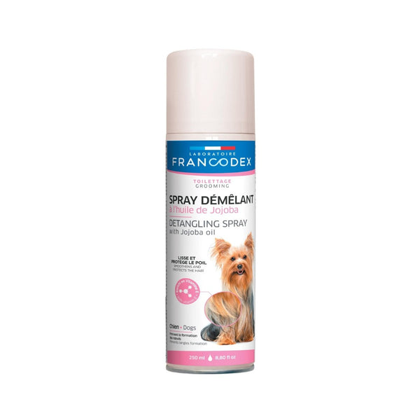 Zolux Francodex Dog Detangling Spray With Jojoba Oil, The detangling spray with jojoba oil francodex facilitates detangling and brushing long hair.