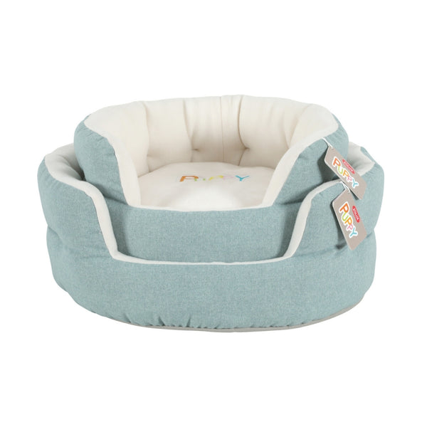 Zolux Set Of 2 Puppy Dream Pet Beds 45 and 60cm. Removable cushion for puppies combining 2. Comfortable Puppy and Dog Bed.