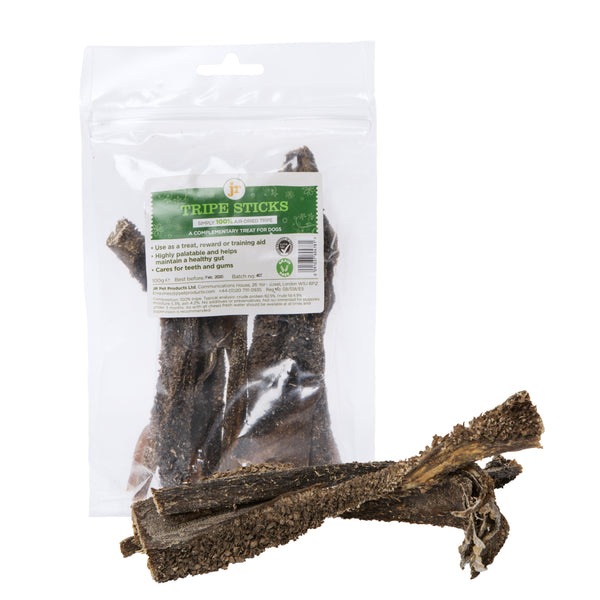 JR Pet Products Dried Tripe Packed 100g Dog Treats