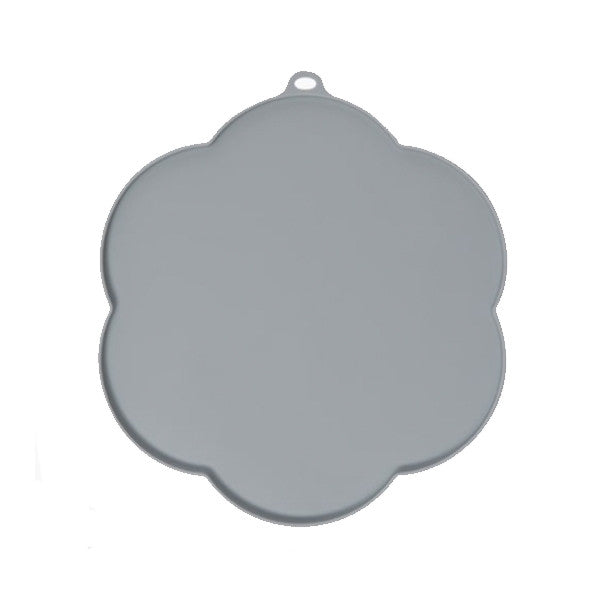 Catit Flower Cat Feeding Mat - Grey - product view 2