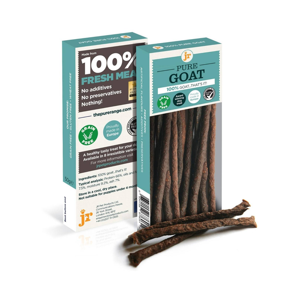 JR Pet Products Pure Goat Sticks Dog Treats 50g