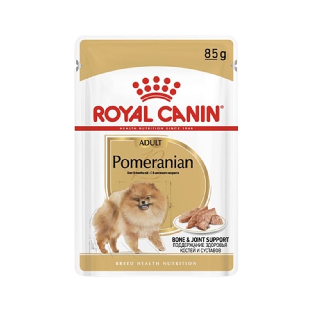 Royal Canin Breed Health Nutrition Pomeranian Wet Dog Food 12 x 85 g