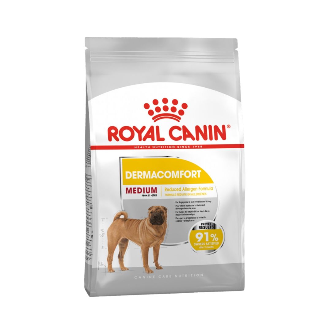 Royal Canin Canine Care Nutrition Medium Dermacomfort Dry Dog Food