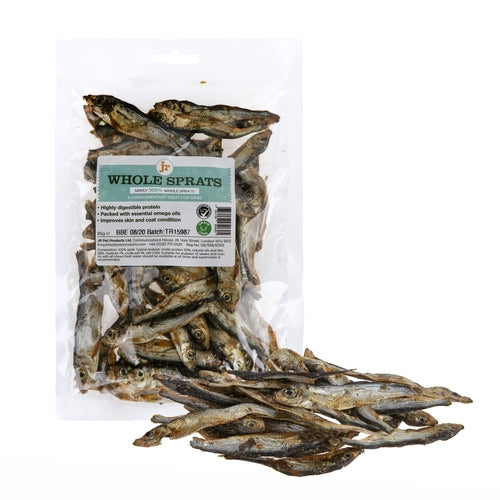 JR Pet Products Dried Whole Sprats 85g Dogs Guilt-Free Treats