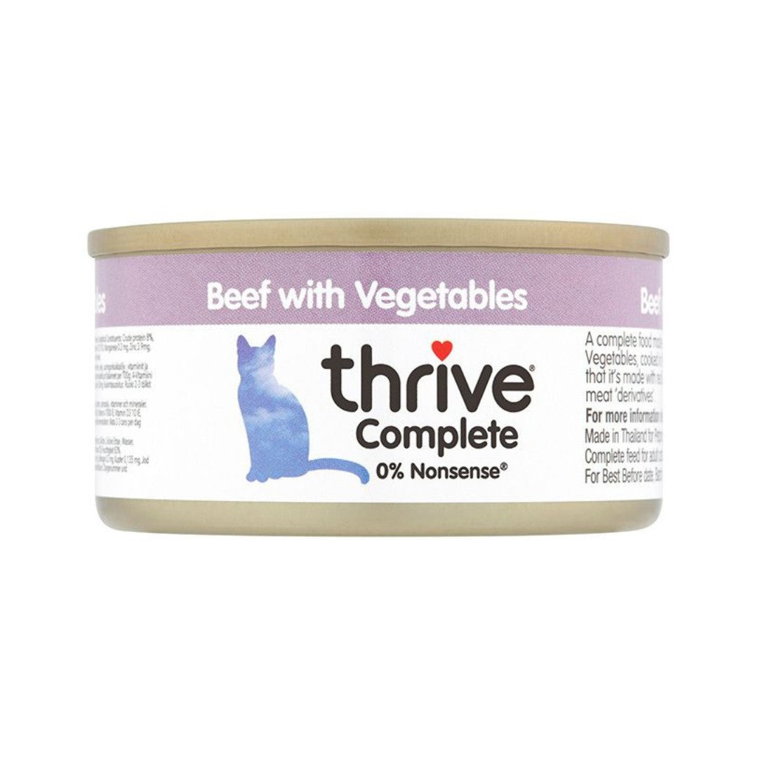 Thrive Beef with Vegetables Wet Cat Food for Adult Cats